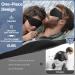 Buy 3D Memory Foam Sleeping Eye Mask & Powder Puff Touch Mask - Ultimate Light Blocking Blackout Blindfold for Travel & Sleep - Buy Online on GoSupps.com