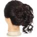 Claw Messy Bun Hairpiece Clip - Wavy Curly Chignon for Women & Girls Dark Brown - Buy Online on GoSupps.com