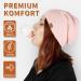 Yaniky Cotton Slouch Beanie Hat for Men & Women - Soft Thin Windproof Chemo Hat in Pink | All-Season Jersey Long Beanie - Buy Online on GoSupps.com