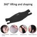 Men V Line Double Chin Reducer - Reusable Elastic Face Slimming Strap | Chin Up Patch for Contour Tightening and Firming - Black - Buy Online on GoSupps.com