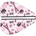 Super Absorbent Eiffel Tower & Butterflies Microfiber Hair Towel Wrap - Quick Dry Coral Velvet for Long Curly & Thick Hair - Buy Online on GoSupps.com