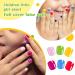 240Pcs Kids Short Clear False Nails - Full Cover Press On Nails for Girls - Fingernail Decoration, 10 Sizes Soft Gel Nail Tips - Buy Online on GoSupps.com