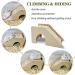 Eyksta Wooden Hamster House with Stairs - Cozy Hideout & Ladder Toy for Hamsters (17x8.5x9) - Ideal Hamster Accessories - Buy Online on GoSupps.com