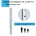 The Elderly Crutches Adjustable Lightweight 4-Legged Base Portable Crutches Walker Non-Slip Lightweight Professional Walking Sticks HGCHH Smooth Sailing - Buy Online on GoSupps.com