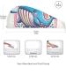 Whale Rainbow Waves Hair Towel 2 Pack - Super Absorbent Quick Dry Hair Turbans with Button Wrap for Women & Girls - Buy Online on GoSupps.com