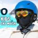 Kids Balaclava Ski Mask - Breathable Holes, Windproof Winter Fleece Neck Warmer - Boys Girls Black - Buy Online on GoSupps.com