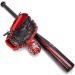 Ortiz34 Homerun Kids Tee Ball Set- David Ortiz 3-in-1 Aluminum Baseball Bat, Baseball, & Youth Baseball Glove Bundle (Made for Youth/Kids) (Red)