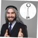 Beatifufu Men Arabian Costume Scarf Headband Arabian Costume Accessory Arab Costume Accessories Headband Scarf Arab Costume Headband Head Scarf Rope Arab Costume for Men Arab Head Scarf - Buy Online on GoSupps.com