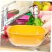 ABOOFAN 1 Set Fruit Drain Basket Storage Baskets Kitchen Strainer Bowl Washing Storage Holder Food Basket 32X27CM Orange - Buy Online on GoSupps.com