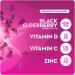 Elderberry Gummies with Zinc Vitamin C & Vitamin D - Suitable for Adults & Children - Zinc for Immune System - Sambucus Black Elderberry (60 Elderberry Gummies 1 Pack) Elderberry Gummies - 60 1 Pack - Buy Online on GoSupps.com