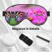 Buy Floral Butterfly Double-Sided Sleep Eye Mask | Comfort Soft Blindfold with Adjustable Strap - Block Out Light - Buy Online on GoSupps.com