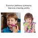 P-Shaped Sensory Cubes - Ergonomic Oral Chewing Tool for Language Correction & Rehabilitation (Green) | International Shipping Available - Buy Online on GoSupps.com