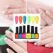 Set of 6 fluorescent gel colors chip-resistant beauty accessory | long-lasting sun-fading finish everyday wedding look quality decoration - Buy Online on GoSupps.com