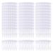 Cinaci 30 Pack Small Clear White Plastic Hair Side Combs Slide Bun Holder with 14 Teeth DIY Headpieces Thin Fine Hair Clips Grips French Twist Barrettes Accessories for Women Girls Wedding Brides Veil 30 Pack Clear Side ...