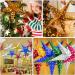 1 Set Pentagram Pendant Christmas Paper Star Lanterns Hanging Pendant Hollow Out Star Lantern Christmas Ornament Led Lantern Hanging Light Christmas Tree 3D Accessories Golden - Buy Online on GoSupps.com