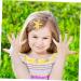 Ipetboom 2 Sets Children's Hair Clip Set Suit Hair Barrettes for Lovely Hairpin Hair Accessories Yellow Flower Hair Clip Resin Princess Girl Child Daisy Flower Iron - Buy Online on GoSupps.com