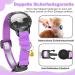 Airtag Cat Collar - Waterproof Reflective Neck Band for Cats & Small Dogs (Purple 23-33cm) - Safety Lock & Tracking - Buy Online on GoSupps.com