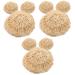 Housoutil 9 Pcs Cleaning Bath Ball Washing Sponge Balls Loofah Shower Brush Bath Shower Ball Bathroom Shower Ball Exfoliator for Shower Bath for Shower Toiletries Sisal