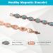 Yinox Magnetic Therapy Copper Bracelet for Women - Relieve Arthritis & Wrist Pain with Turkish Turquoise | Fashion & Health (3500 Gauss) - Buy Online on GoSupps.com