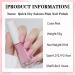 Pink Nail Polish Breathable Nail Varnish Highly Pigmented Cherry Blossom Pink Nail Polish Peel off Nail Gel No Need Cure Water Based Quick Drying Nail Polish for DIY Nail Art - Buy Online on GoSupps.com