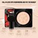 Mushroom Head Air Cushion CC Cream BB Cream Moisturizing Concealer Moisturizing BB Cream Makeup Base Long Lasting with Mushroom Makeup Sponge Easy to Apply Round (Natural) - Buy Online on GoSupps.com