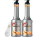 Monin Peach Puree 1L Bottle of 2 with World Food Shop Scoop - Premium Quality Fruit Puree for Cocktails Mocktails Smoothies - Ideal for Bars Restaurants Home Use!