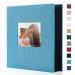 Miaikoe Photo Album 6x4 400 Pockets Slip in Large Capacity Album for Family Wedding Anniversary Linen Album Book Holds 400 Vertical 10x15cm Photos(400 Pockets Teal) 400 Pockets Teal