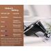 VRAIKO Gemini Microcurrent Face Massager Roller - Skin Rejuvenation Beauty Device for Neck and Face - Double Chin Reduction, Anti-Wrinkles, Sculpting, Toning, Tightening - Glossy Black - Buy Online on GoSupps.com