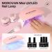 Morovan Acrylic Nail Set - Complete Starter Kit with Acrylic Powder Nail Lamp Drill & 4 UV Polish Colors for Beginners - Buy Online on GoSupps.com