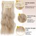 Clip In Blonde Hair Extensions - Long Curly 50cm 4 Parts Set with Highlights for Women - Buy Online on GoSupps.com