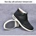 Women's Edema Shoes - Wide Fit Slip-On Sneakers for Diabetics & Swollen Feet | Lightweight & Breathable Comfort (Gray Winter Size 12 - Buy Online on GoSupps.com