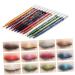 Balacoo 12 Pcs Waterproof Eye Liner Pencil Women Cosmetic Pen Eye Shadow Pencil Water Proof Lipstick Pen