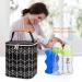 BABEYER Breastmilk Cooler Bag with Ice Pack - Fits 4 Baby Bottles, 9 Oz Capacity - Ideal for Nursing Moms and Daycare - Black - Buy Online on GoSupps.com