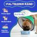 Supet Breaker Dog Leak Protection - Adjustable Soft Collar Tape Cone (4XL 47-53cm) - Breathable Eco-Friendly Design in Lime Green - Buy Online on GoSupps.com