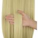 Beach Blonde Halo Hair Extension Headband 22 Inch Straight Synthetic Hair Heat Friendly Fiber - No Clip - Bleach Blonde 22Inch - Buy Online on GoSupps.com