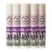 SoapFactory Natural Lip Balm for Dry cracked Lips with Lavender Vegan Organic Certified Lip Care with Carnauba Wax for Women and Men 0.17 ounce (Pack of 5)