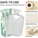NAANLE 2L Hot Water Bottle with Abstract Plaid Cactus Cover - Menstrual Cramps Pain Relief & Heat Therapy - Buy Online on GoSupps.com