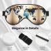 Abstract World Map Print Soft Eye Mask - Perfect Sleep Mask for Travel | Unisex Sleep Eye Mask for Men & Women - Buy Online on GoSupps.com