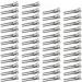 50 Pieces Silver Hairdresser Hair Clips - Professional Hair Styling Clamps for Salons & Home Use - Buy Online on GoSupps.com