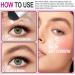 Yfulfill Eyebrow Stencils and Shaping Kit Soft Black Waterproof and Long Lasting with 10pcs Reusable Thin & Thick Eyebrow Stencils for Perfect Brows - Buy Online on GoSupps.com