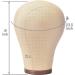 CorkHead 23.5 inch Wig Mannequin Head with Stand - 7 Piece Set for Wig Making - Buy Online on GoSupps.com