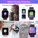 Smart Watch, 1.9" Full Touch Screen Smart Watch for Android & iOS Phones with Heart Rate & Blood Oxygen Monitor, 123 Sport Modes,Voice Assistant, Fitness Smart Watch for Women Men Black - Buy Online on GoSupps.com