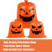 STEFORD Halloween Pumpkin Leaf Lawn Bags - Set of 6 | Jack O Lantern Yard Fall Leaf Trash Bags | Halloween Decorations & Party Favors - Buy Online on GoSupps.com