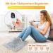 Electric Foot Warmer with 6 Heat Levels & Timers | Washable 40x40cm Heat Pad for Back Pain Relief | EU Plug International Shipping - Buy Online on GoSupps.com