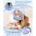 Supet Adjustable Halskrause Cat Collar - Post-Surgery Recovery Cone for Dogs & Cats (Blue M - Neck 21.5-30.5cm) - Buy Online on GoSupps.com