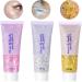 URAQT Body Glitter Gel 3Pcs Set - Holographic Mermaid Sequins Face & Body Glitter - Sparkling Festival Party Lotion - Silver, Gold, Pink - 50ml - Buy Online on GoSupps.com