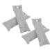 Veemoon 4 pieces Package made of bamboo coal bamboo coal bag bag bags to destruction of smell storage container car bling accessories pill carrying bag travel bamboo carbon