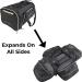 Smiling Paws Pets TSA Airline Approved Expandable Pet Carrier for Small Dogs & Cats - Compact & Collapsible Travel Carrier (17x11x9) - Fits Under Airplane Seat - 9 Tall - Buy Online on GoSupps.com