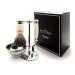 Edwin Jagger Imitation Ivory & Nickel Classic Shaving Set Pure Badger Brush Mach 3 Razor & Bowl for Men | International Shipping Available - Buy Online on GoSupps.com