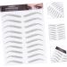 Ipetboom 12 Sheets Waterproof Eyebrow Stickers Makeup Stickers Fake Eyebrows for Women Eyebrow Tool Make up - Buy Online on GoSupps.com